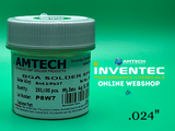 AMTECH Solder Spheres Sn63/Pb37 .024"