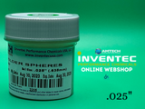 AMTECH Solder Spheres Sn63/Pb37 .025"
