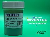 AMTECH Solder Spheres Sn63/Pb37 .030"