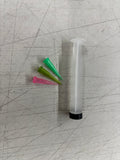 1 plunger and 3 luer lock tips