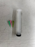 1 plunger and 3 luer lock tips